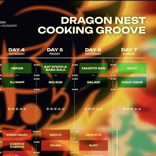 [festival] Ozora 2024 (Hungary) – DRAGON NEST – COOKING GROOVE